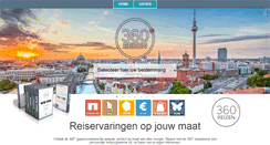 Desktop Screenshot of 360gradenreisgids.com